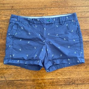 Tommy Hilfiger Blue Anchor Print Shorts